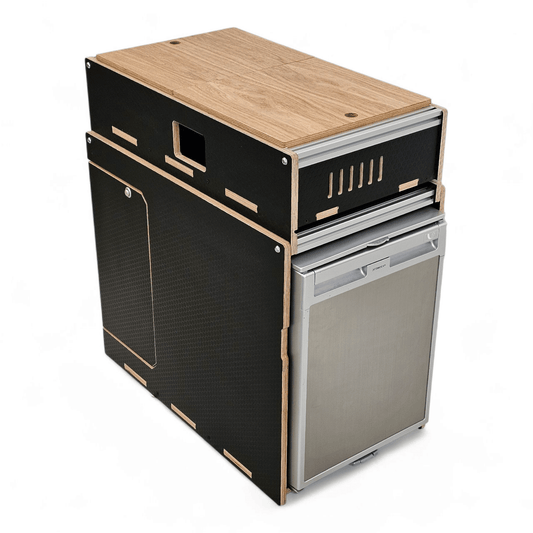 NEW Vangear Easy - Pod 2.0 campervan kitchen for CRX50 type fridge (fridge not included)(Easy 3 part self - assemble) - Vangear - EU