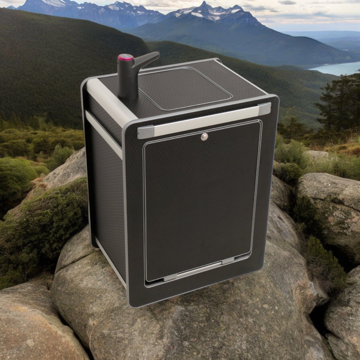 NEW Vangear Mini - Pod 2.2 Campervan Kitchen Pod - Black - Vangear - EU