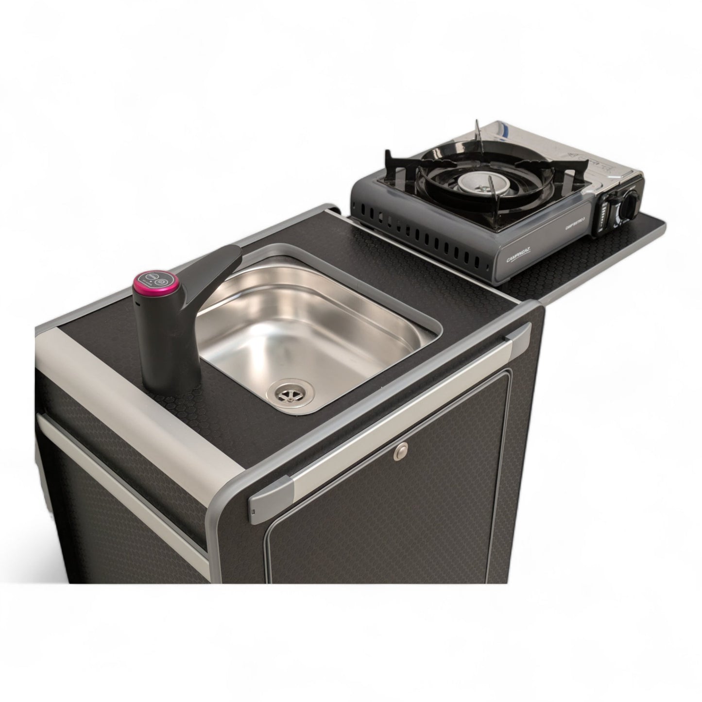NEW Vangear Mini - Pod 2.2 Campervan Kitchen Pod - Black - Vangear - EU