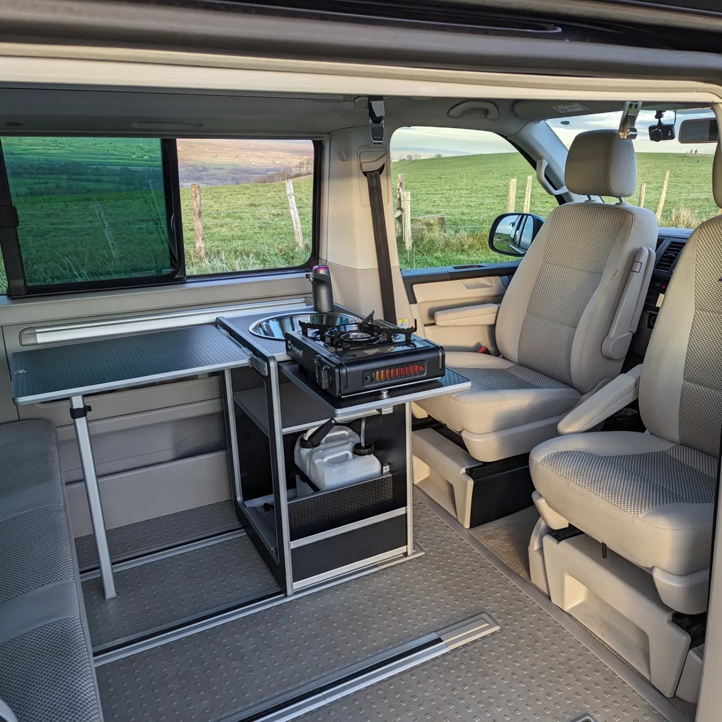 NEW Vangear Mini - Pod 2.2 Campervan Kitchen Pod - Black - Vangear - EU