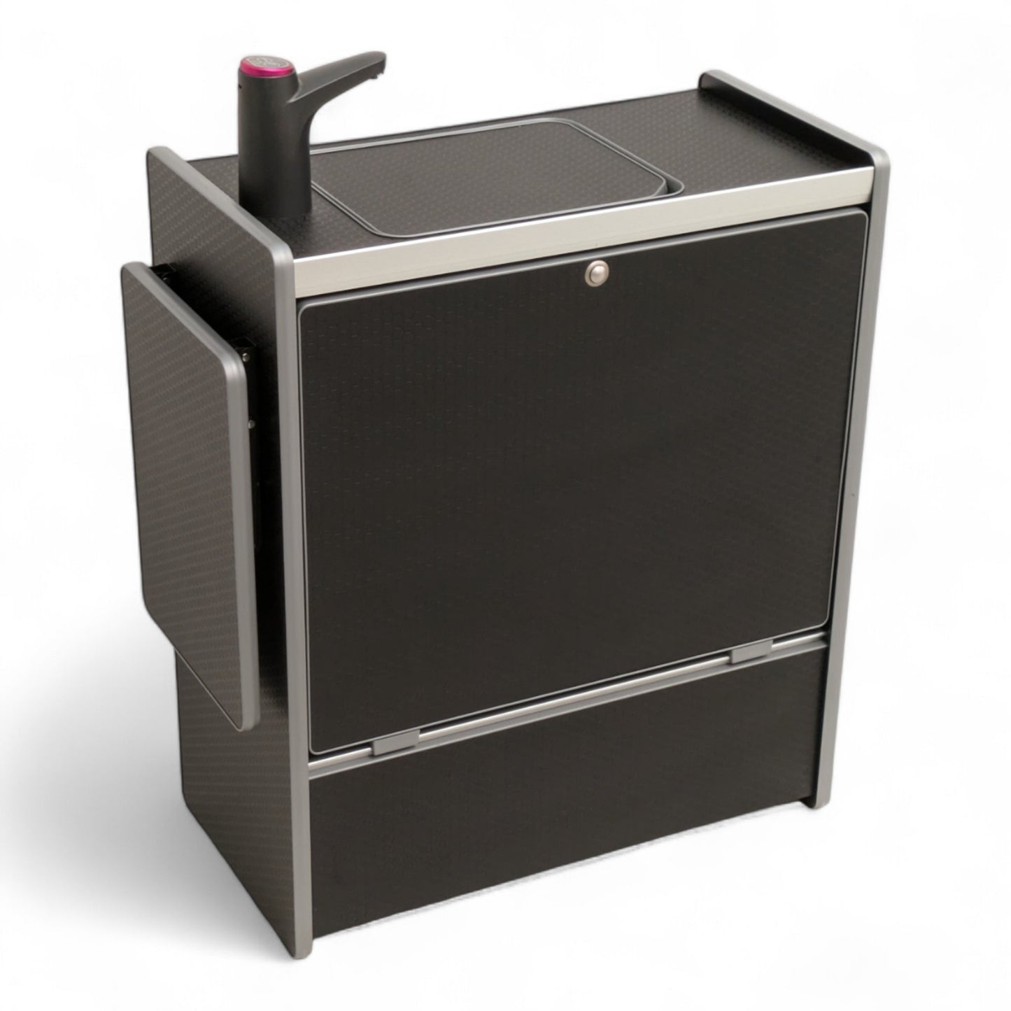 NEW Vangear Nano - Pod 2.2 campervan kitchen - Black with Black door - Vangear - EU