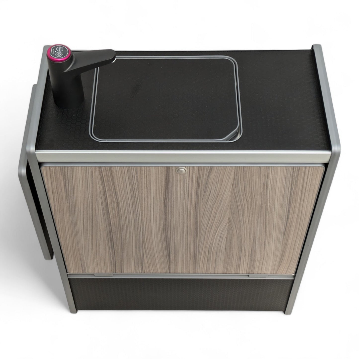 NEW Vangear Nano - Pod 2.2 campervan kitchen - Black with Driftwood door - Vangear - EU