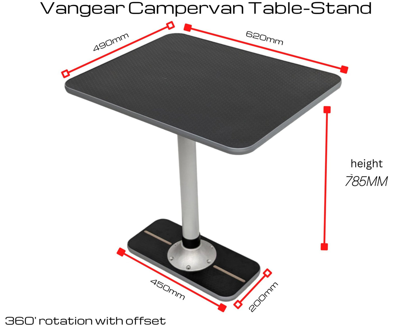 Vangear Table Stand - Citroen - Peugeot - Toyota - Vangear - EU