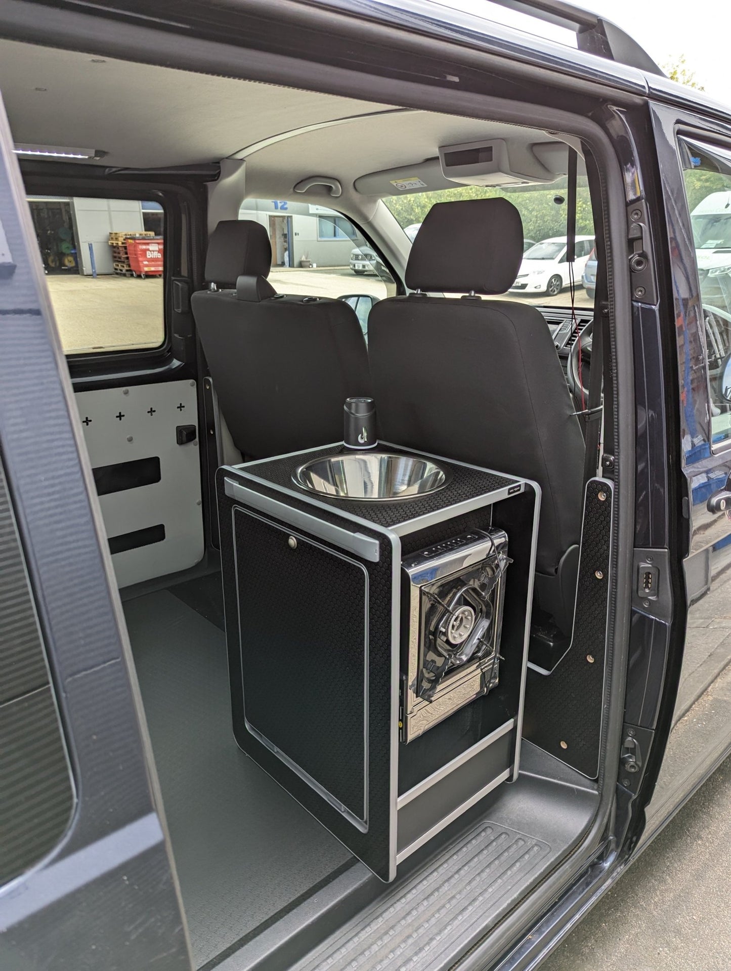 Vangear Mini-Pod Campervan Kitchen Pod-Black - Vangear-EU