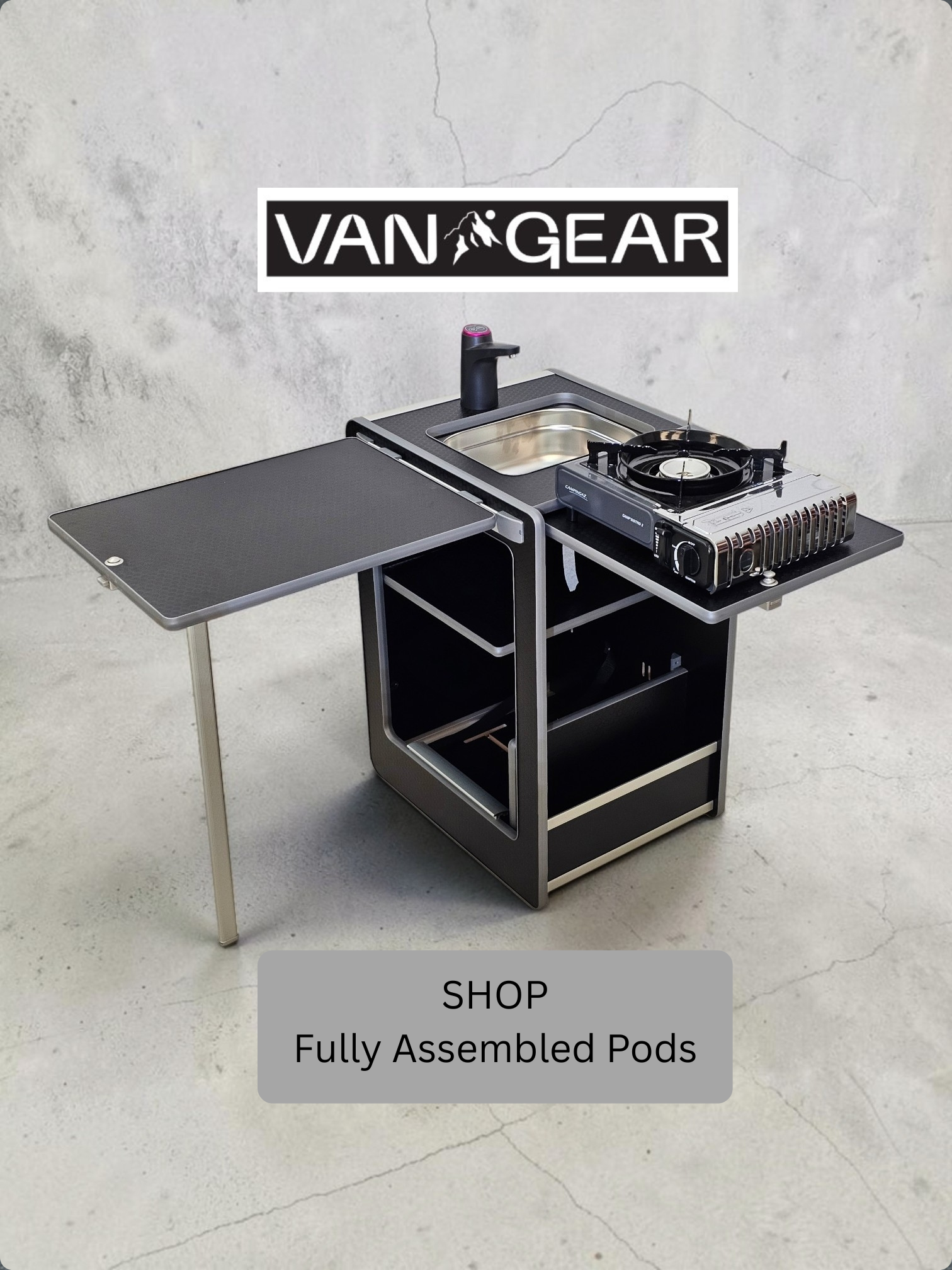 (b) SHOP fully assembled pods - Vangear-EU
