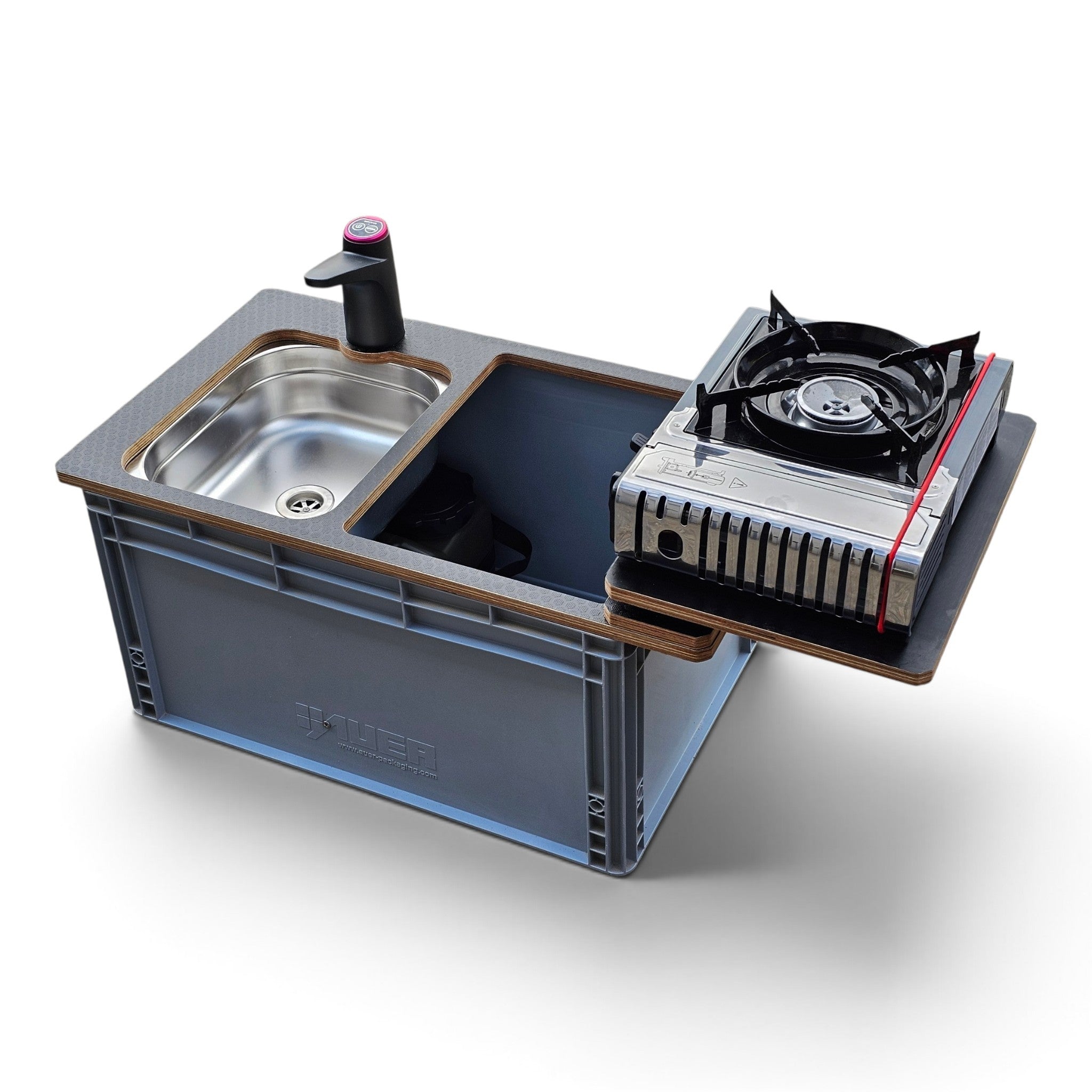 NEO-POD campervan kitchen-with euroboxes-easy self-assembly (NOT including stove)