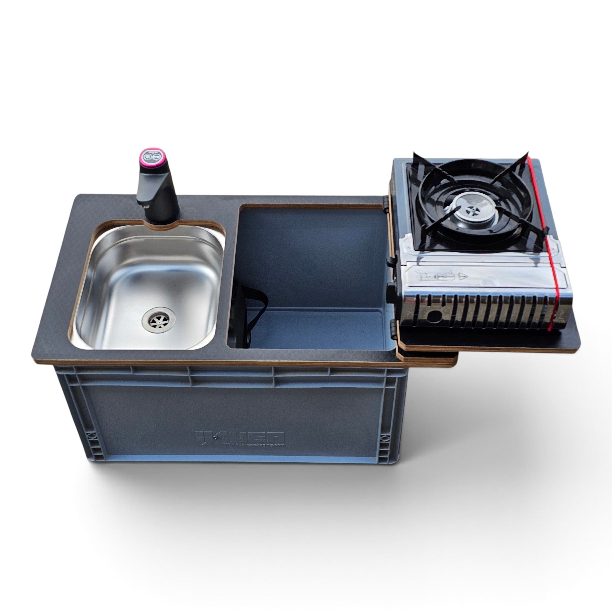 NEO-SINK-BOX campervan kitchen-with eurobox-(NOT including stove)