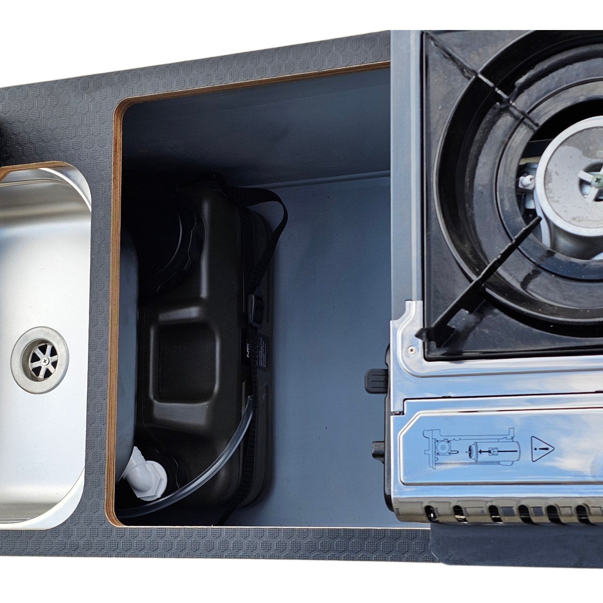 NEO-SINK-BOX campervan kitchen-with eurobox-(NOT including stove)