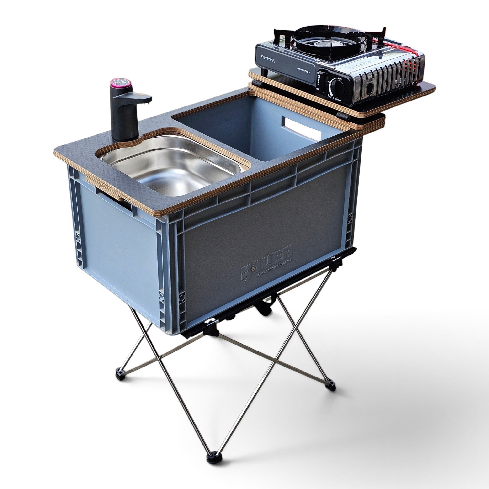 NEO-SINK-BOX campervan kitchen-with eurobox-(NOT including stove)