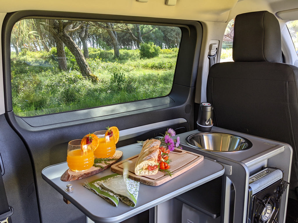 NEW Vangear Mini - Pod 2.2 Campervan Kitchen Pod - NEW Carbon Grey - Vangear - EU