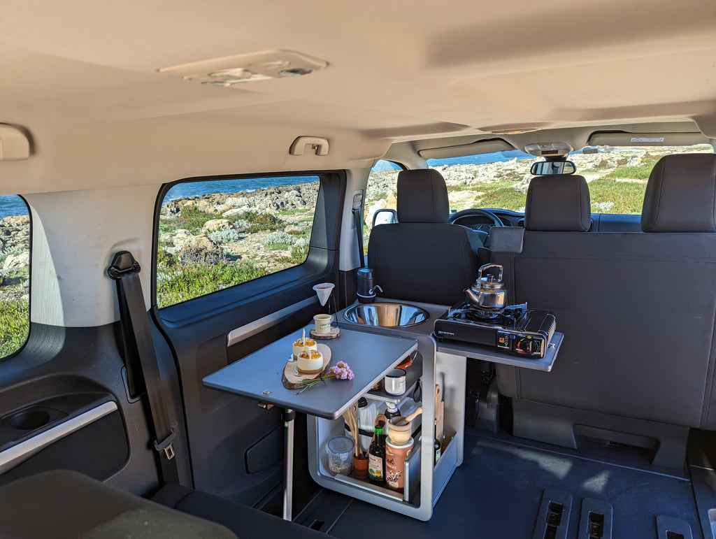 NEW Vangear Mini - Pod 2.2 Campervan Kitchen Pod - NEW Carbon Grey - Vangear - EU