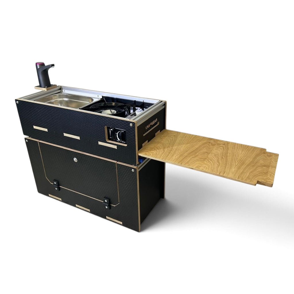 Caddy-Pod sliding campervan kitchen (easy 3 part self-assemble) - Vangear-EU
