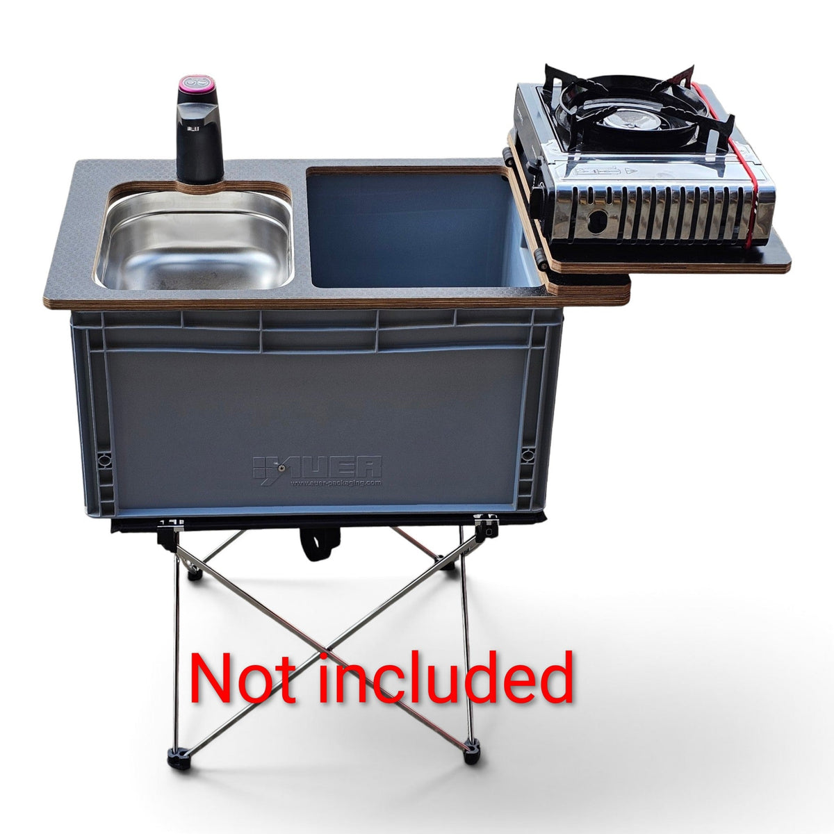 NEO-SINK-BOX campervan kitchen-with eurobox-(NOT including stove) - Vangear-EU