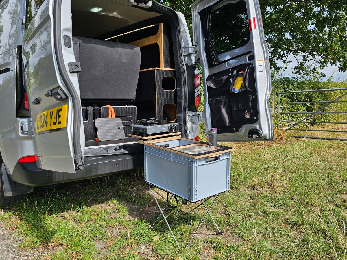 NEO-SINK-BOX campervan kitchen-with eurobox-(Not including stove, legs or NEO-Stand) - Vangear-EU