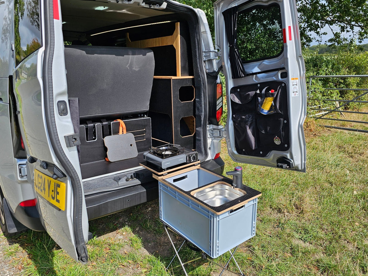 NEO-SINK-BOX campervan kitchen-with eurobox-(Not including stove, legs or NEO-Stand) - Vangear-EU