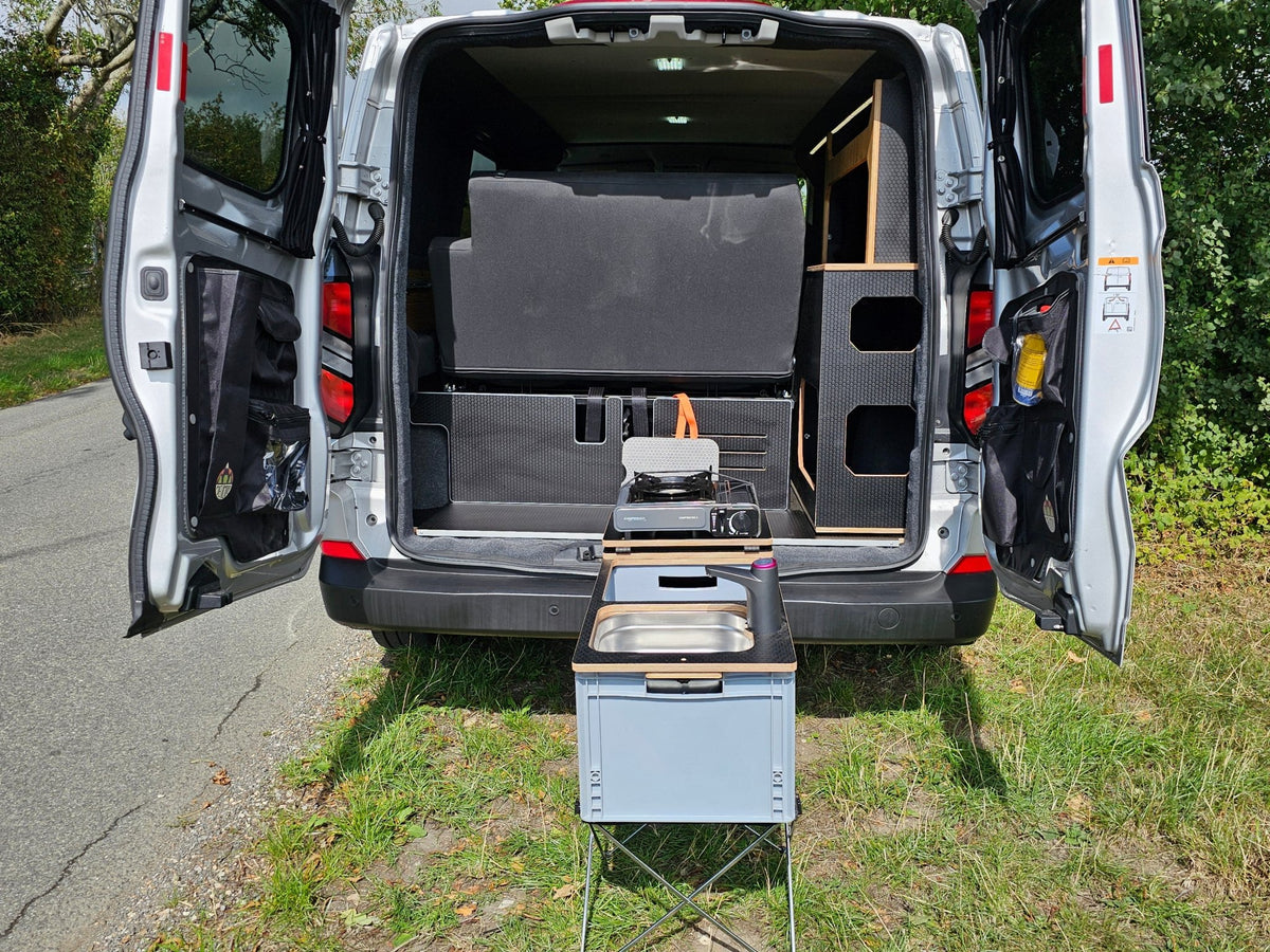 NEO-SINK-BOX campervan kitchen-with eurobox-(Not including stove, legs or NEO-Stand) - Vangear-EU