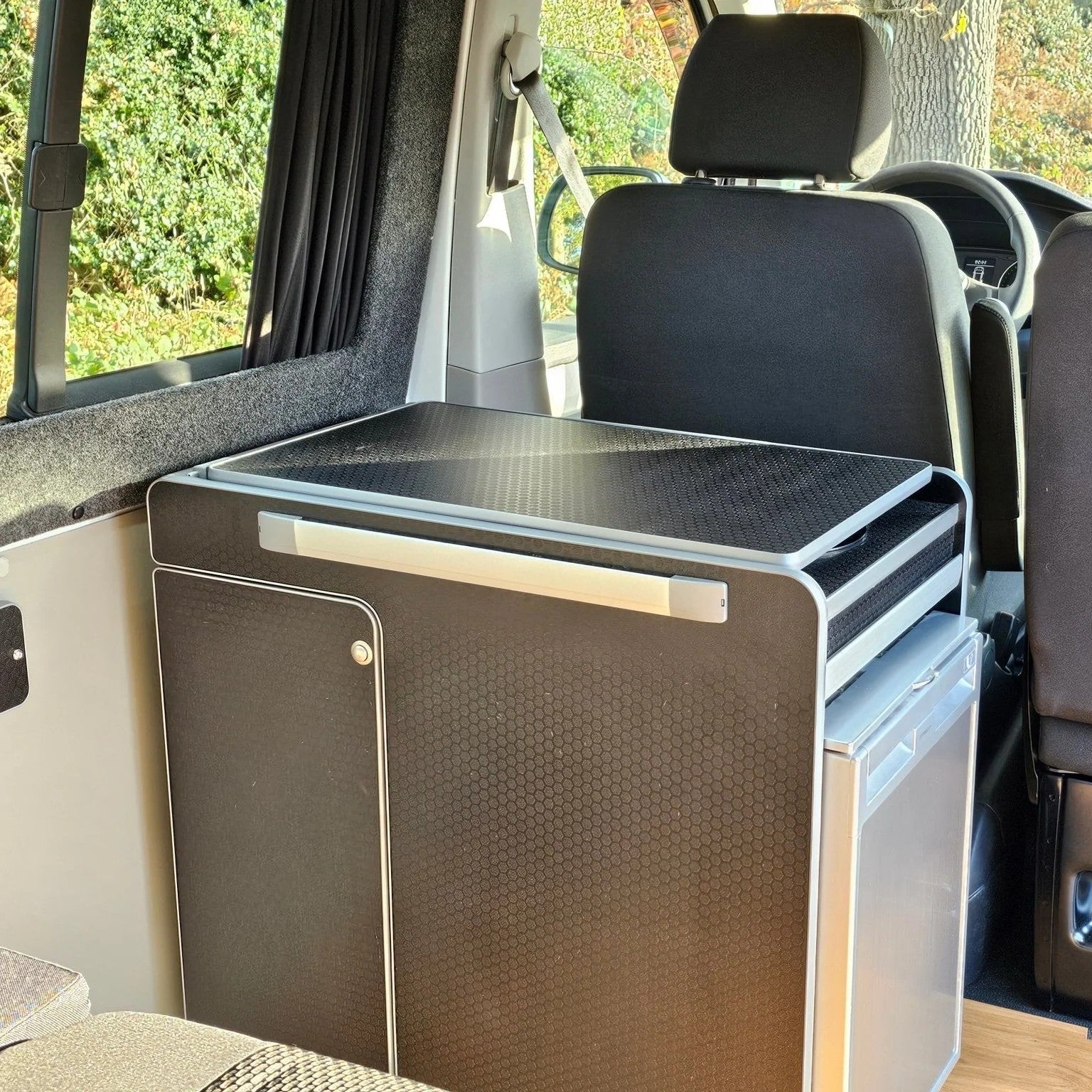 NEW Vangear Electric CRX - Pod 3.0 Campervan Pod for CRX50 or NRX50 fridges (Fridge NOT included) - Carbon Grey or Black -
