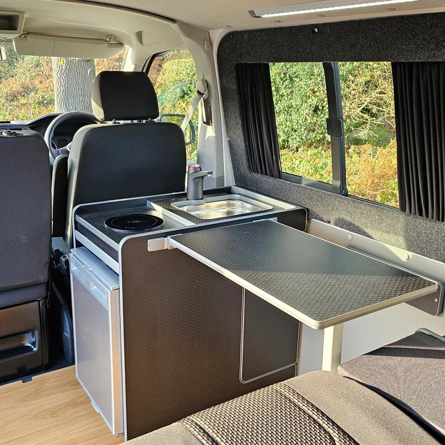 NEW Vangear Electric CRX - Pod 3.0 Campervan Pod for CRX50 or NRX50 fridges (Fridge NOT included) - Carbon Grey or Black -