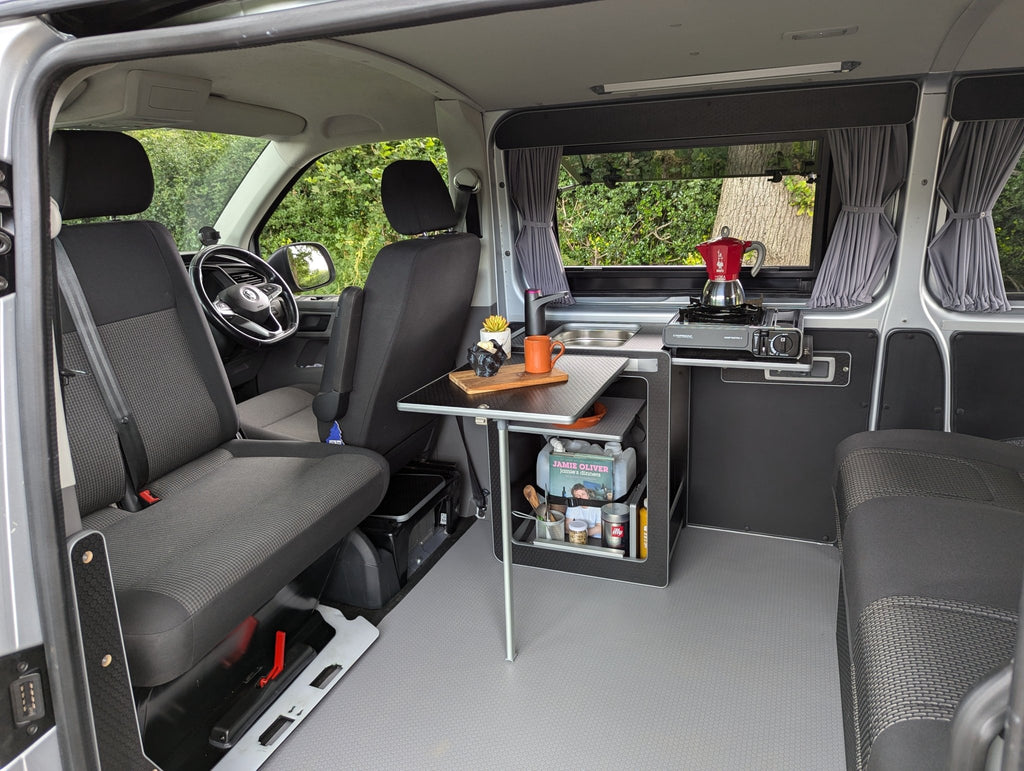 NEW Vangear Mini - Pod 2.2 Campervan Kitchen Pod - Black - Vangear - EU