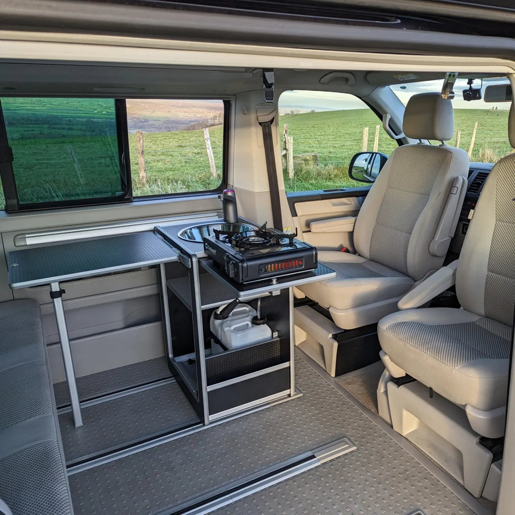 NEW Vangear Mini - Pod 2.2 Campervan Kitchen Pod - Black - Vangear - EU