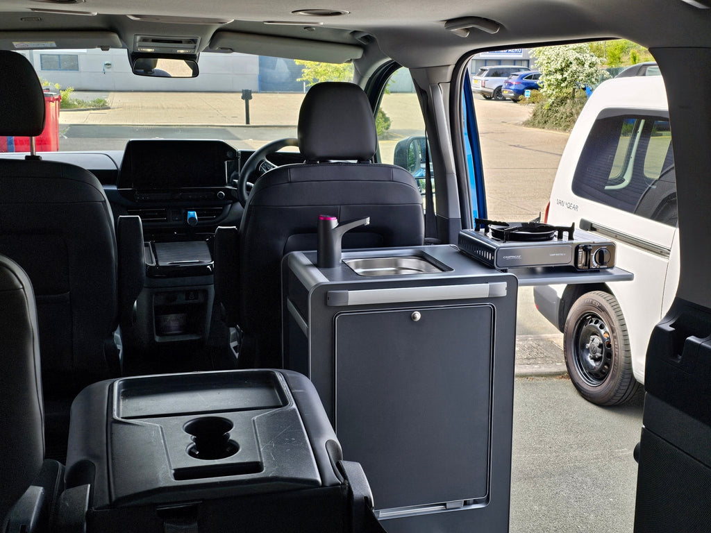 NEW Vangear Mini - Pod 3.0 Campervan Kitchen Pod - Black (Fully assembled) - Vangear - EU