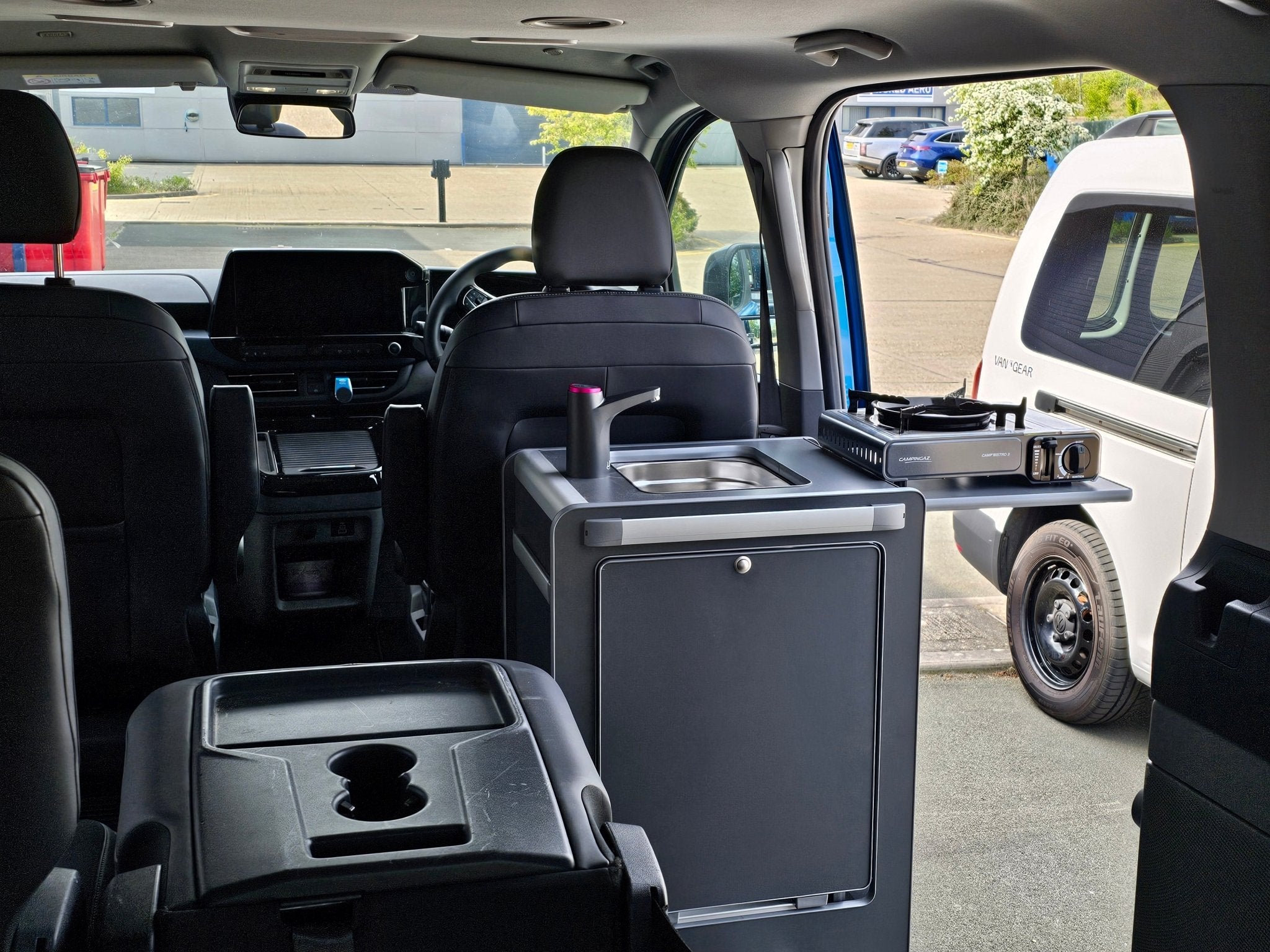 NEW Vangear Mini - Pod 3.0 Campervan Kitchen Pod - Black (Fully assembled) - Vangear - EU