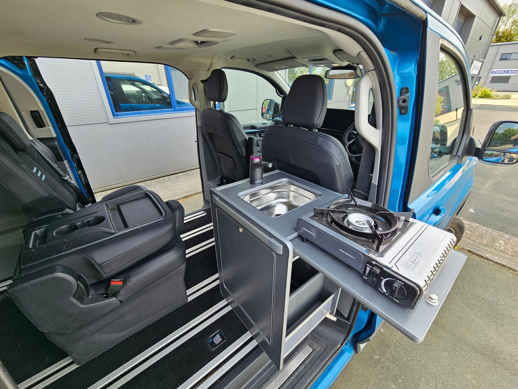 NEW Vangear Mini - Pod 3.0 Campervan Kitchen Pod - Black (Fully assembled) - Vangear - EU