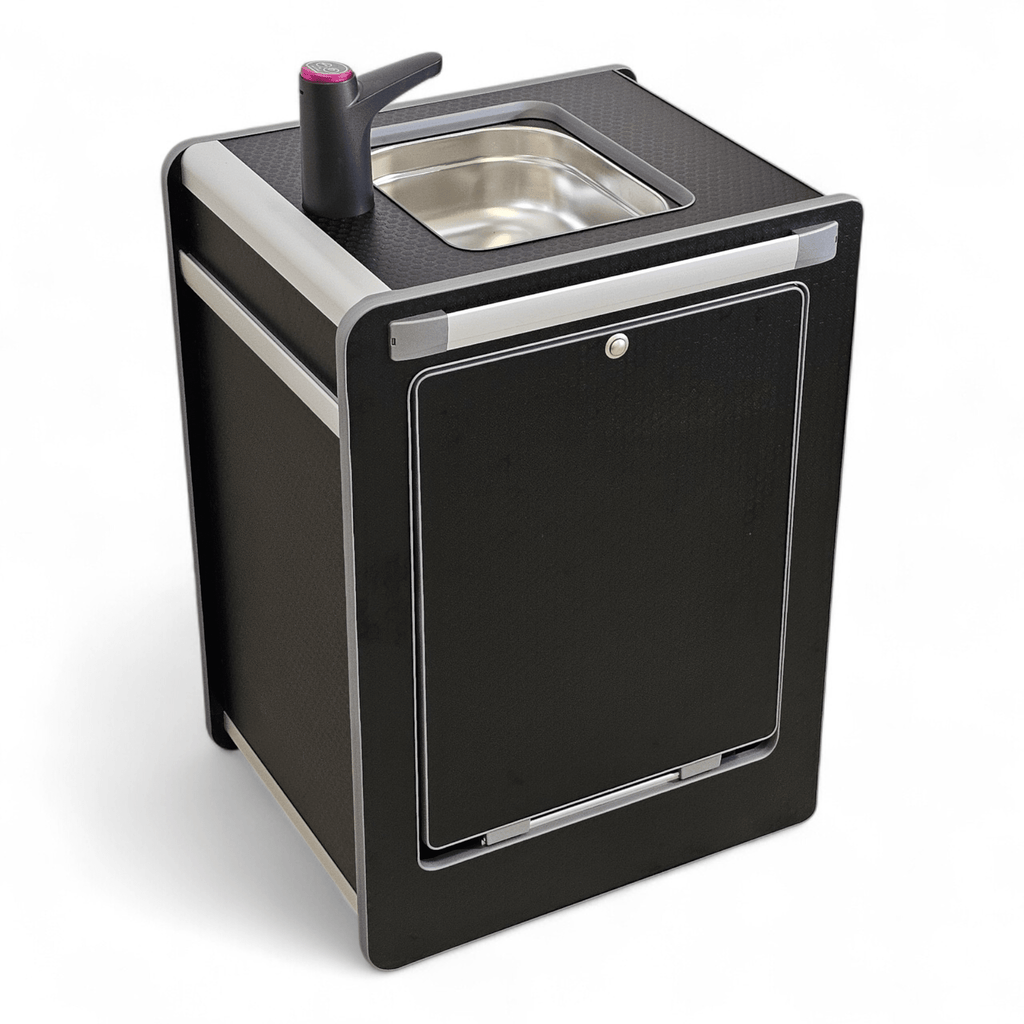 NEW Vangear Mini - Pod 3.0 Campervan Kitchen Pod - Black (Fully assembled) - Vangear - EU