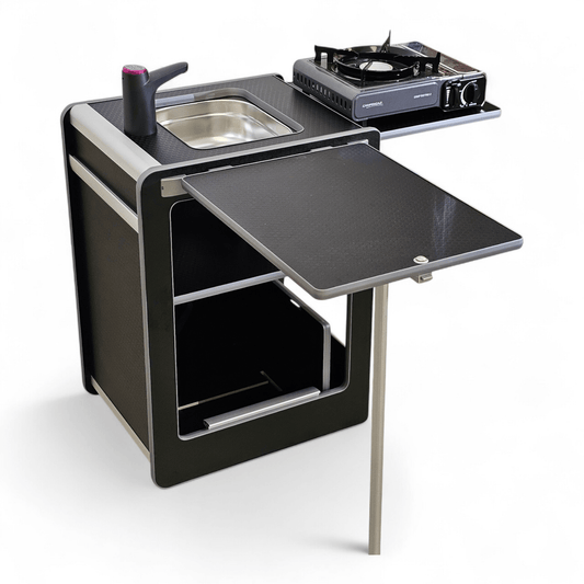 NEW Vangear Mini - Pod 3.0 Campervan Kitchen Pod - Black (Fully assembled) - Vangear - EU