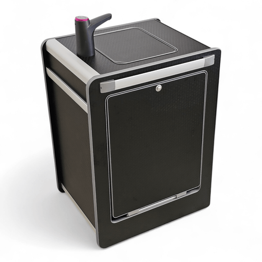 NEW Vangear Mini - Pod 3.0 Campervan Kitchen Pod - Black (Fully assembled) - Vangear - EU
