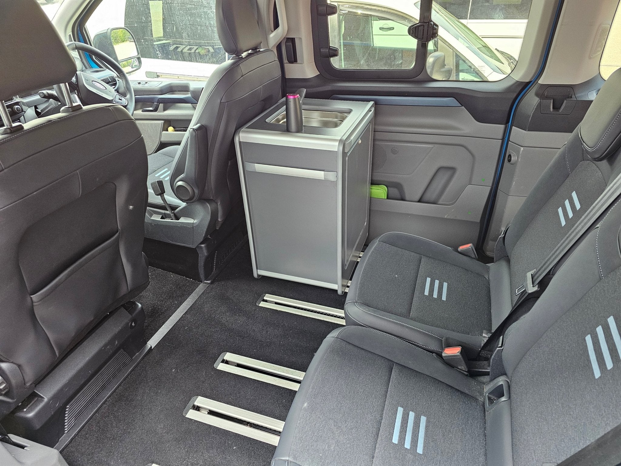 NEW Vangear Mini - Pod 3.0 Campervan Kitchen Pod - Black (Fully assembled) - Vangear - EU