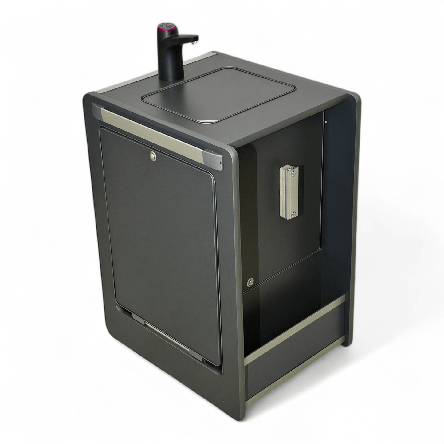 NEW Vangear Mini - Pod 3.0 Campervan Kitchen Pod - Carbon Grey (Fully assembled) - Vangear - EU
