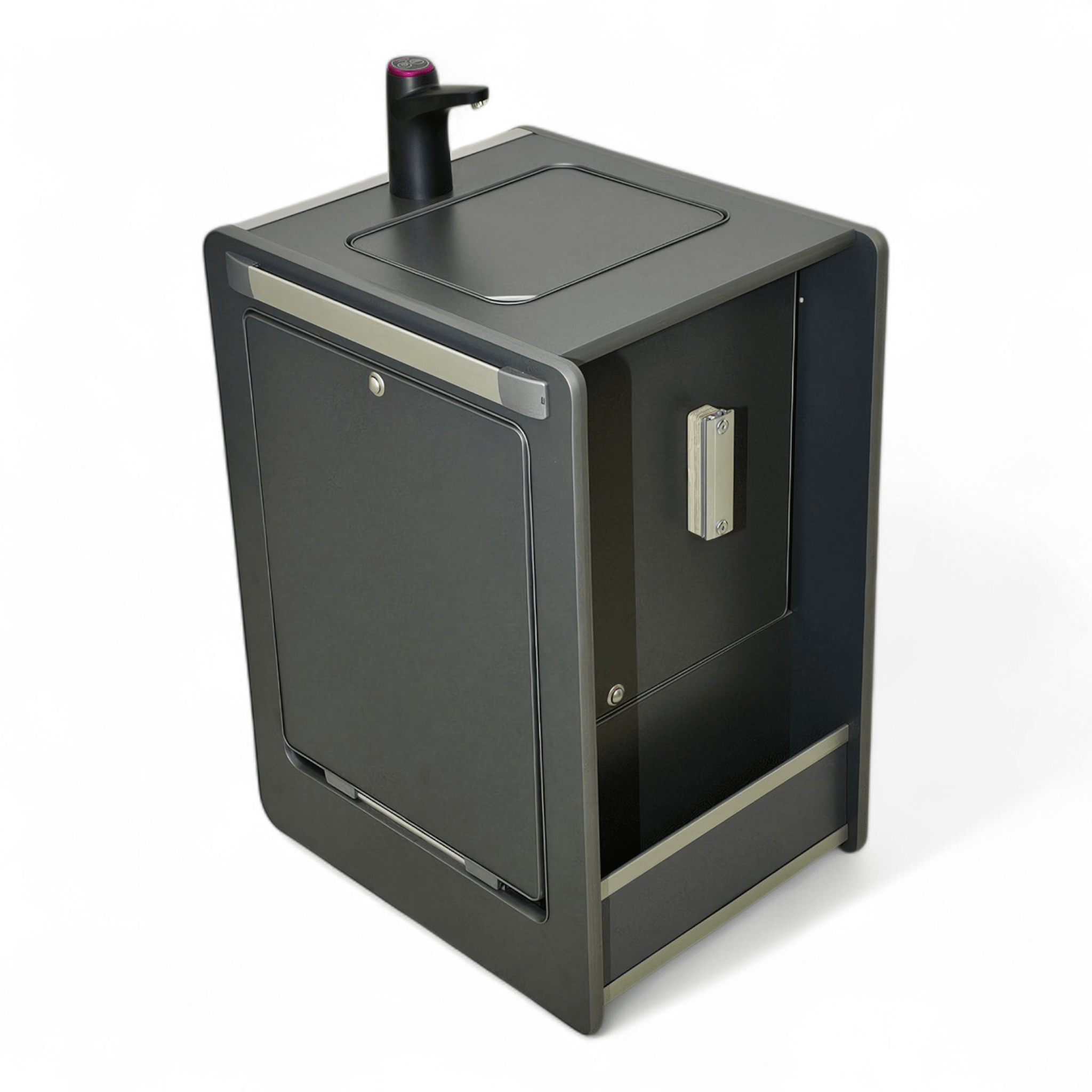 NEW Vangear Mini - Pod 3.0 Campervan Kitchen Pod - Carbon Grey (Fully assembled) - Vangear - EU