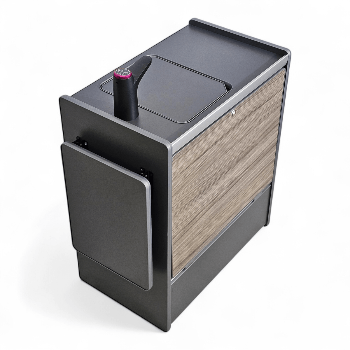 NEW Vangear Nano - Pod 3.0 campervan kitchen - Grey with Driftwood door (self - assembly kit) - Vangear - EU