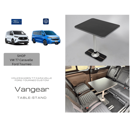 NEW Volkwagen T7 Caravelle - Ford Tourneo - Vangear campervan table & stand - Vangear-EU
