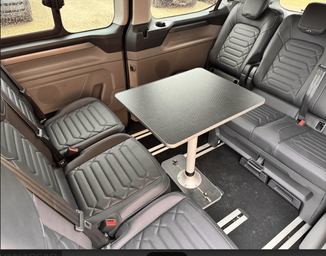NEW VW T7 Caravelle - Ford Tourneo - Vangear campervan table & stand - Vangear - EU