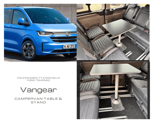 NEW VW T7 Caravelle - Ford Tourneo - Vangear campervan table & stand - Vangear - EU