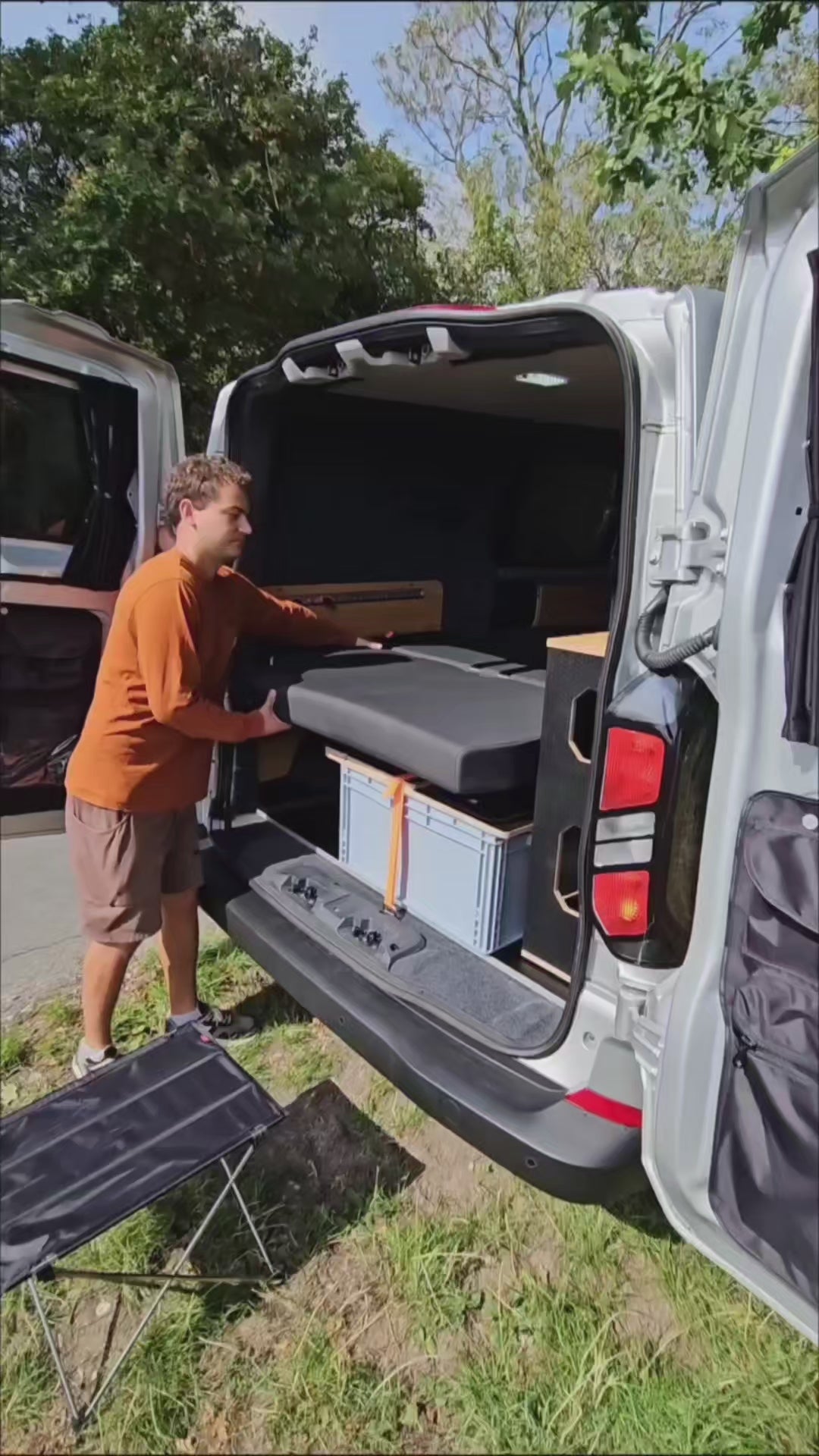 NEO-SINK-BOX campervan kitchen-with eurobox-(Not including stove, legs or NEO-Stand)