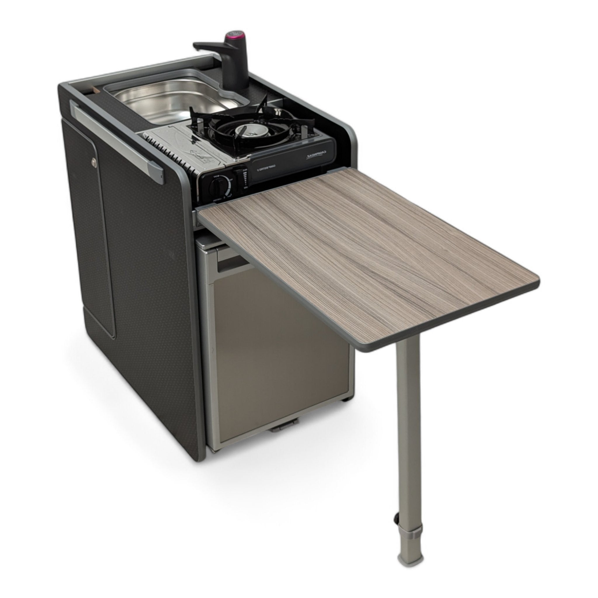Vangear CRX - Pod 2.3 (OLD SHAPE) Campervan Pod (Fridge NOT included) Carbon Grey (fully assembled) (Copy) - Vangear - EU