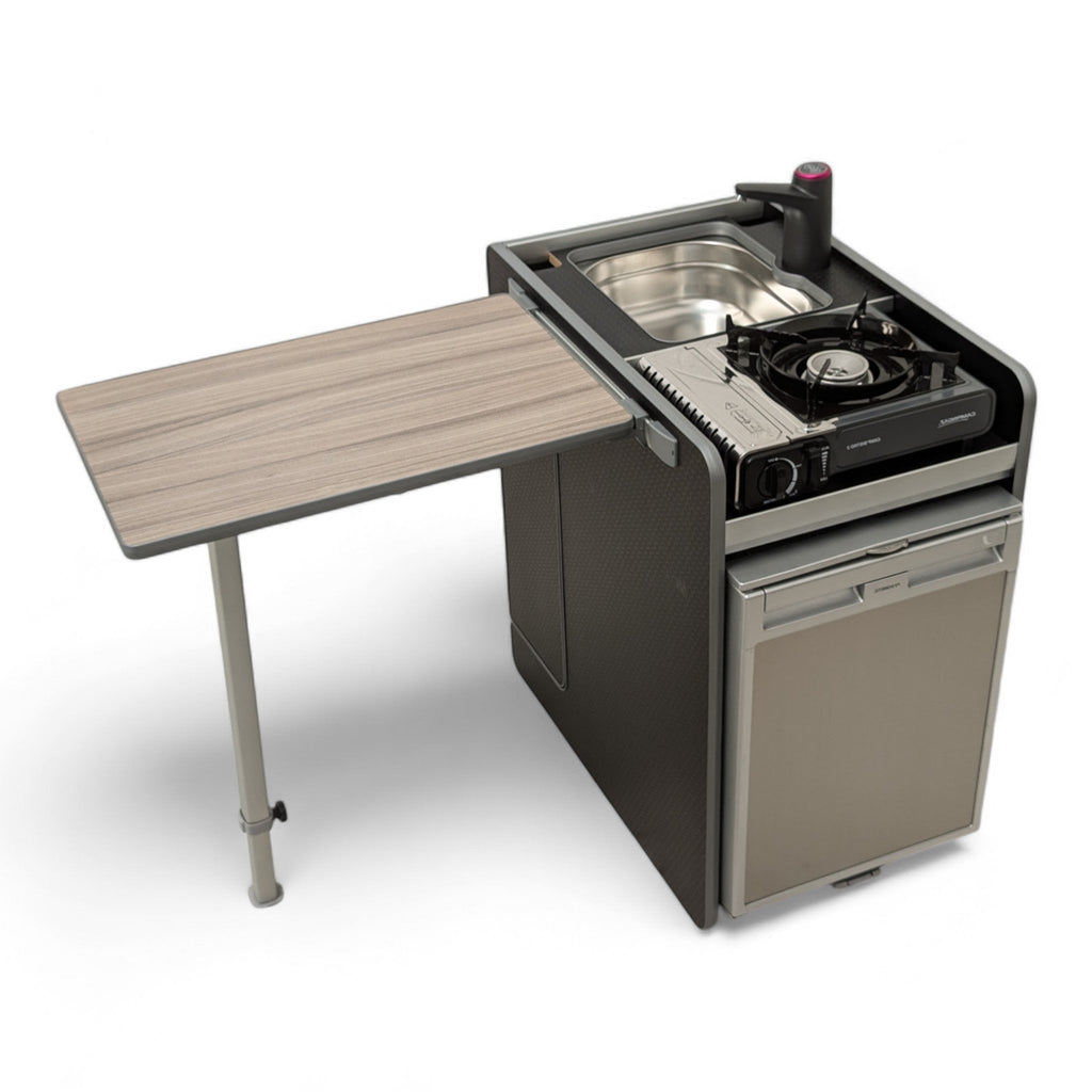 Vangear CRX - Pod 2.3 (OLD SHAPE) Campervan Pod (Fridge NOT included) Carbon Grey (fully assembled) (Copy) - Vangear - EU