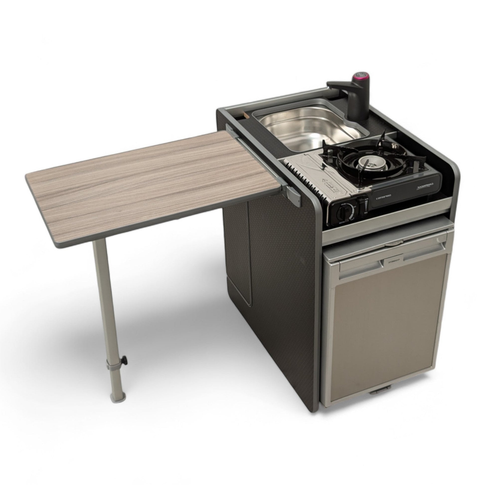 Vangear CRX - Pod 2.3 (OLD SHAPE) Campervan Pod (Fridge NOT included) Carbon Grey (fully assembled) (Copy) - Vangear - EU