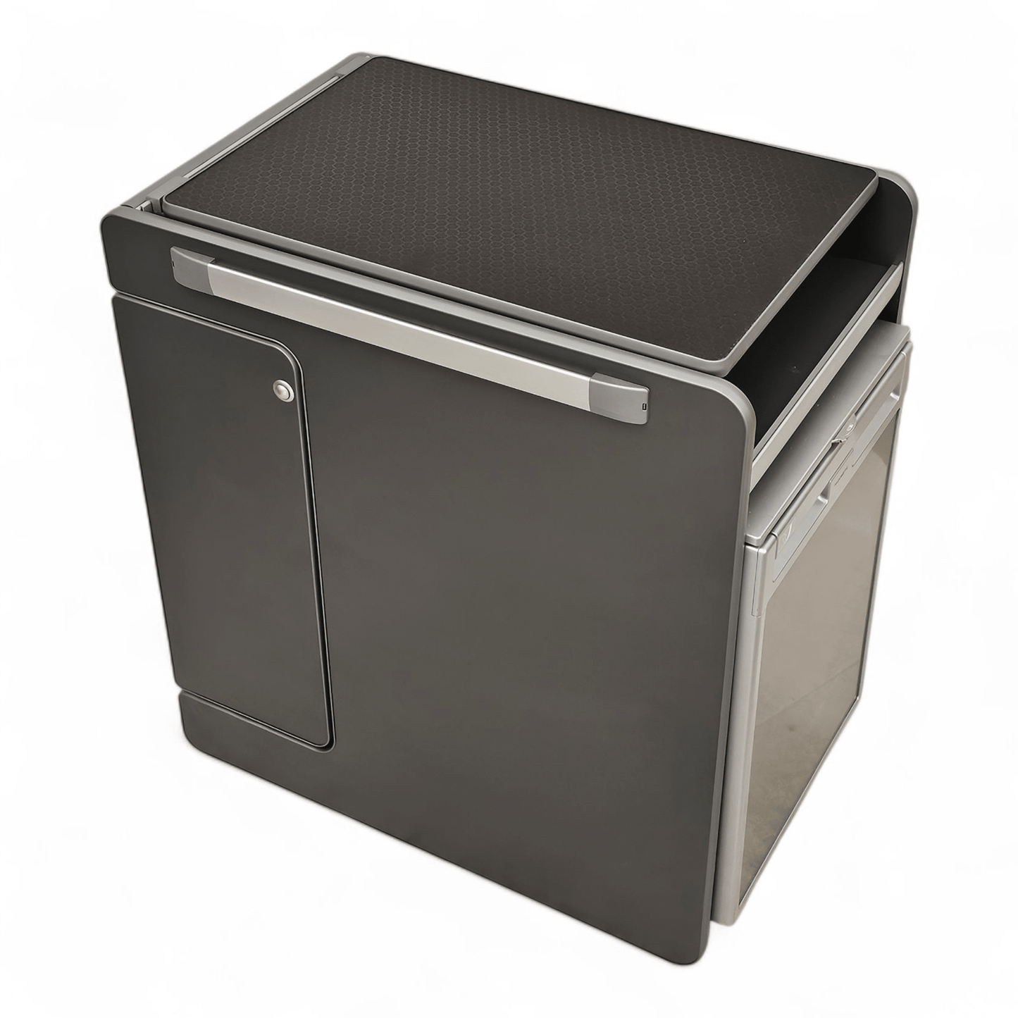 Vangear CRX - Pod 2.3 (OLD SHAPE) Campervan Pod (Fridge NOT included) Carbon Grey (fully assembled) (Copy) - Vangear - EU