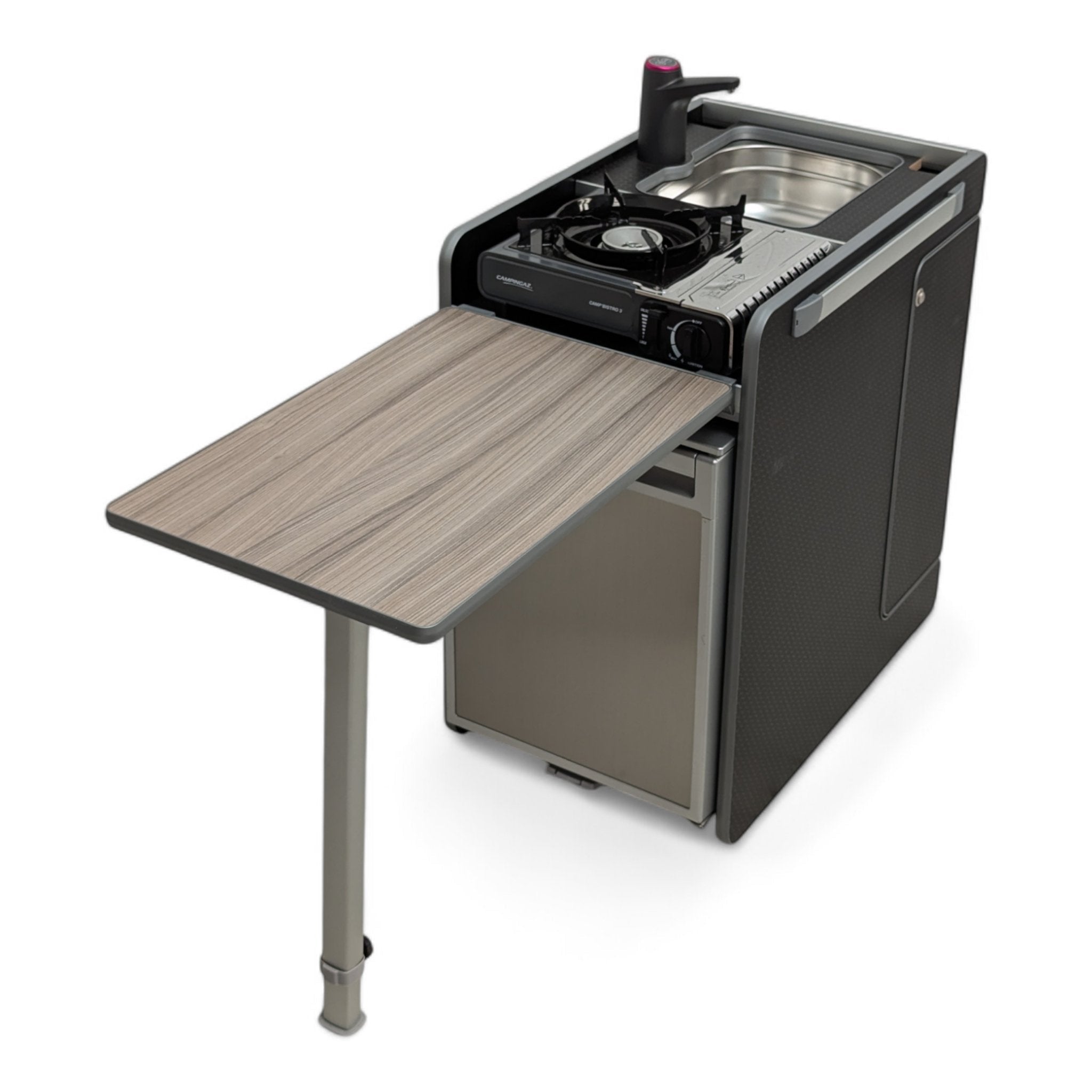 Vangear CRX - Pod 2.3 (OLD SHAPE) Campervan Pod (Fridge NOT included) Carbon Grey (fully assembled) (Copy) - Vangear - EU