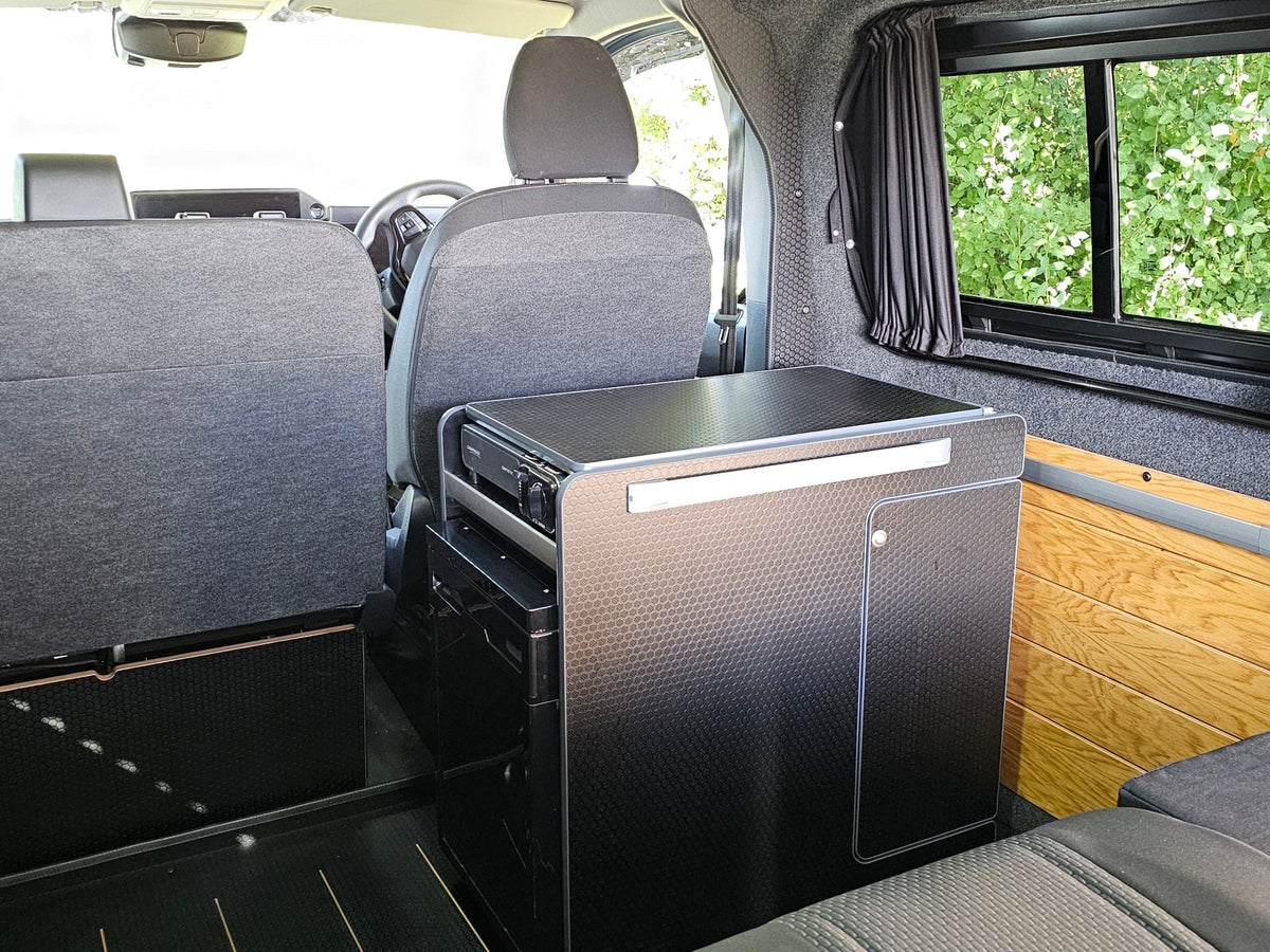 Vangear CRX-Pod 3.0 Campervan Pod (Fridge NOT included) Black (fully assembled) - Vangear-EU