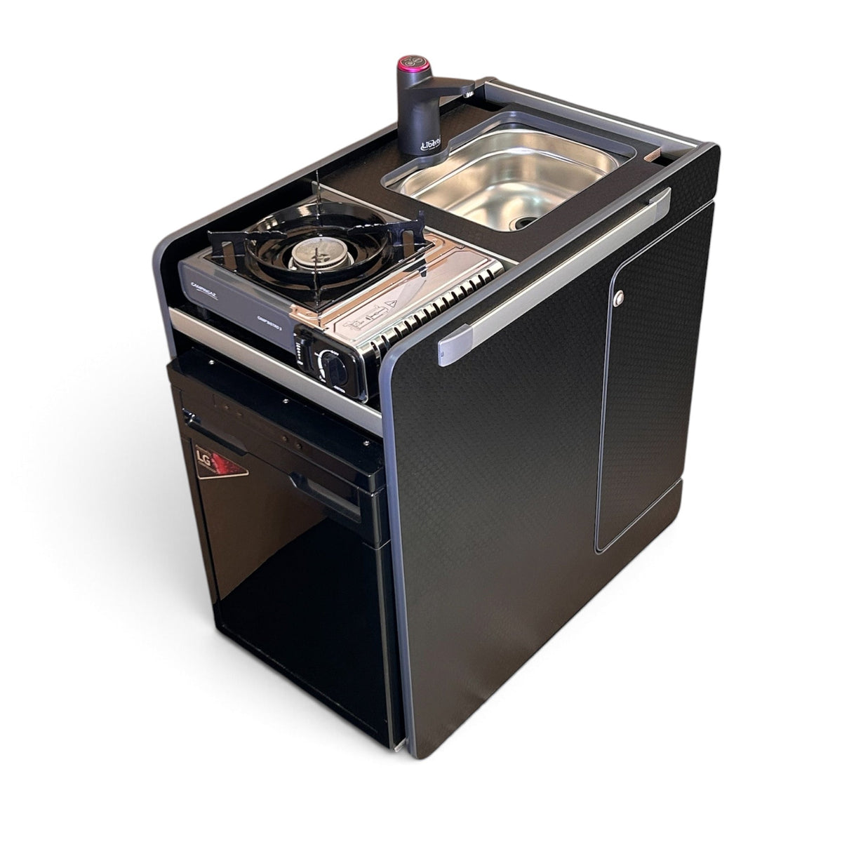 Vangear CRX-Pod 3.0 Campervan Pod (Fridge NOT included) Black (fully assembled) - Vangear-EU