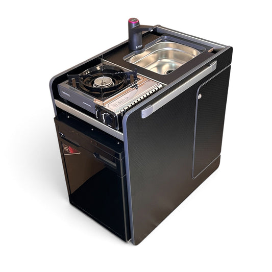 Vangear CRX-Pod 3.0 Campervan Pod (Fridge NOT included) Black (fully assembled) - Vangear-EU