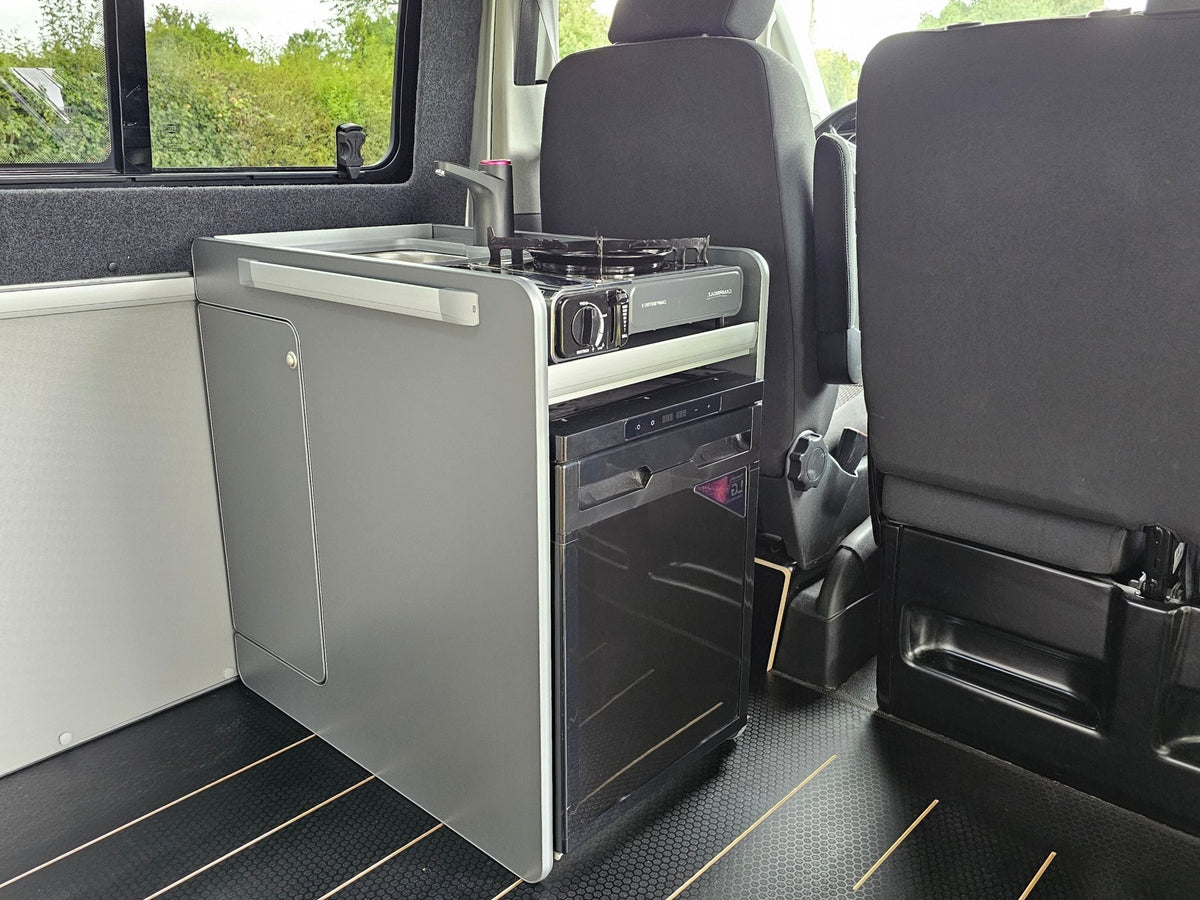 Vangear CRX-Pod 3.0 Campervan Pod (Fridge NOT included) Carbon Grey (fully assembled) - Vangear-EU
