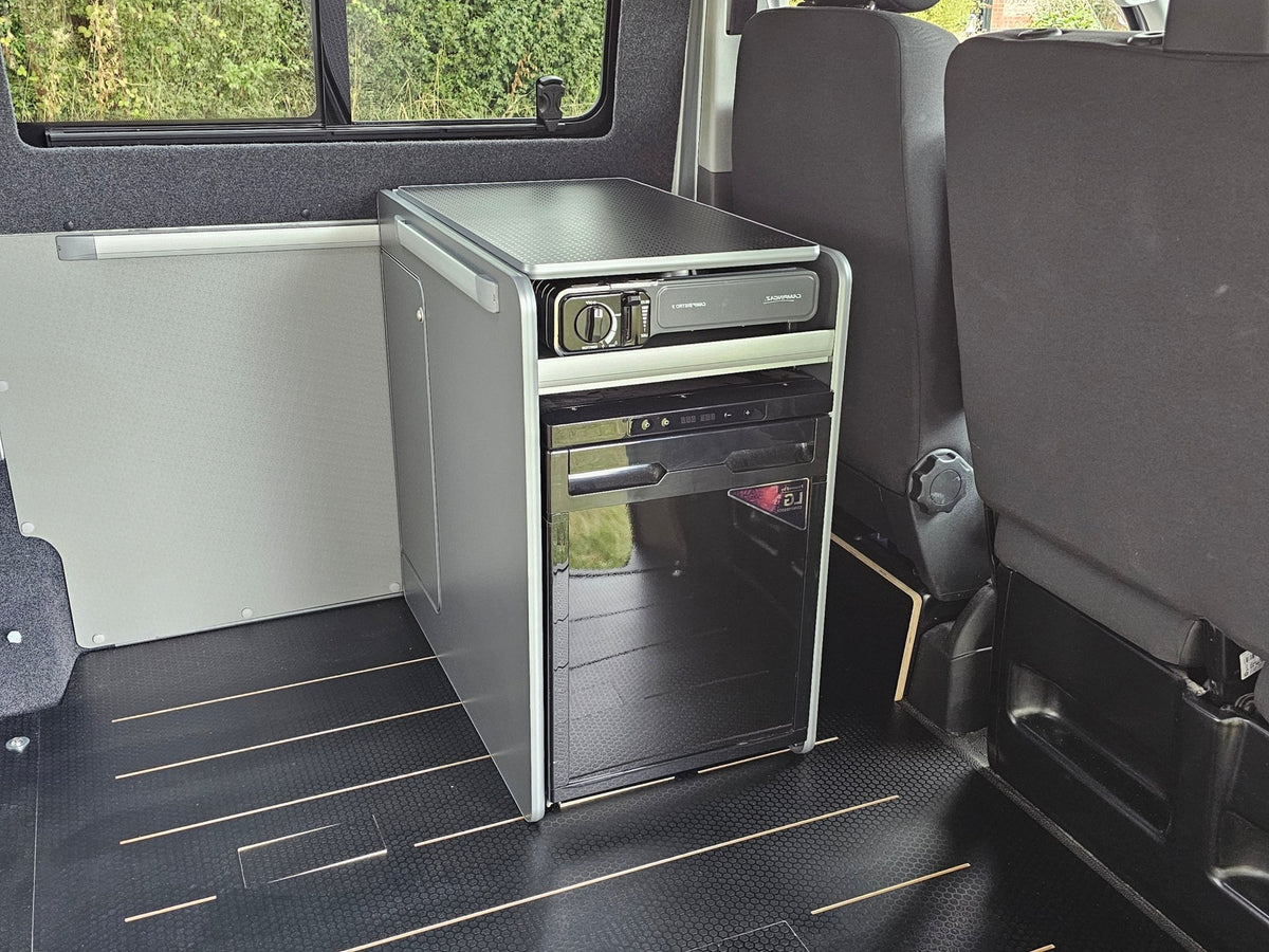 Vangear CRX-Pod 3.0 Campervan Pod (Fridge NOT included) Carbon Grey (fully assembled) - Vangear-EU