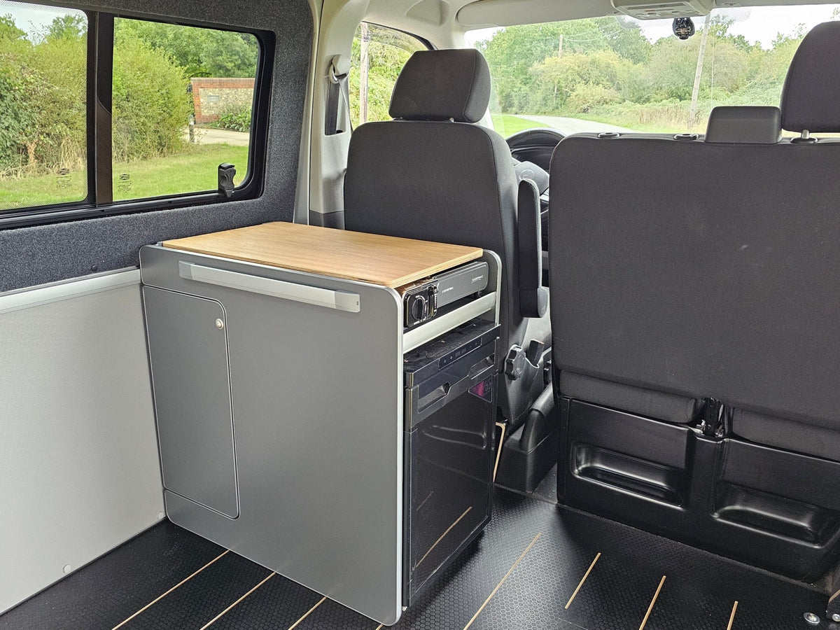 Vangear CRX-Pod 3.0 Campervan Pod (Fridge NOT included) Carbon Grey (fully assembled) - Vangear-EU