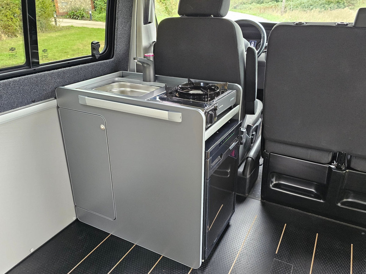 Vangear CRX-Pod 3.0 Campervan Pod (Fridge NOT included) Carbon Grey (fully assembled) - Vangear-EU